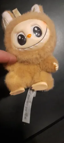 Chaveiro de pelúcia labubu