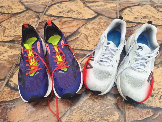 Tênis Olympikus Corre grafeno 3 + Fila Float Maxxi 2 Pro