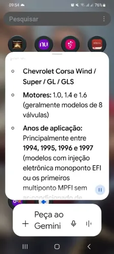 Alternador do corsa