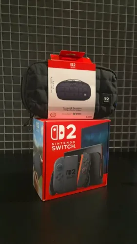 Nintendo Switch 2 + Case origianl + Capa personalizada