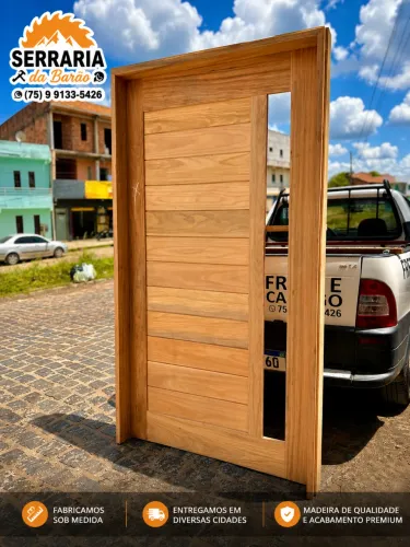 PORTAS DE MADEIRA PARA PRONTA ENTREGA E SOB MEDIDA! 
