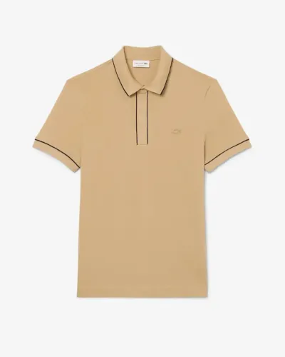 Camisa polo lacoste bege
