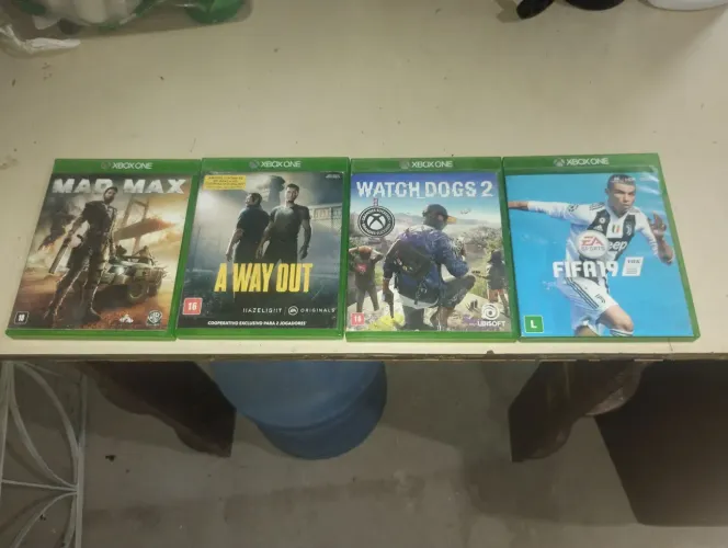 4 jogos de xbox one