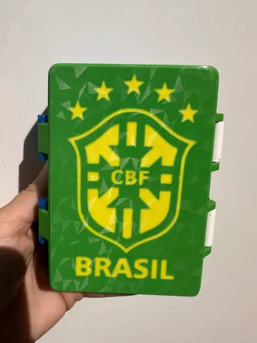 Porta figurinha da Copa, personalizamos com nome 