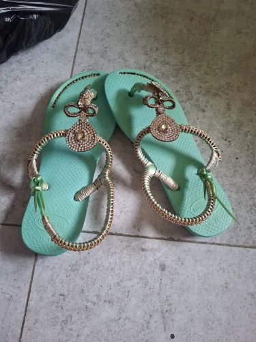 Sandália havaianas verde