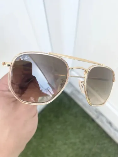 Ray ban Marshall marrom degrade oculos de sol feminino masculino 