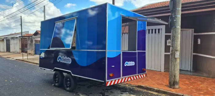 Trailer sorvete expresso food