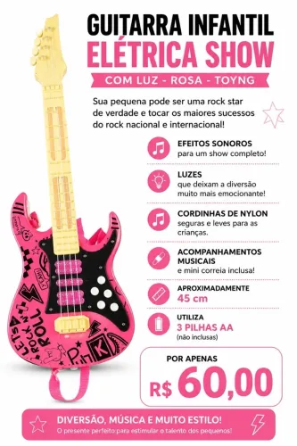 Guitarra brinquedo