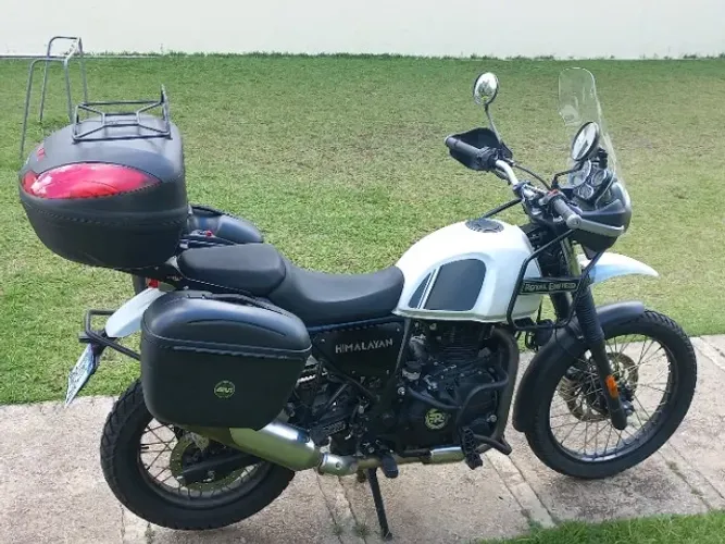 Himalayan 411 2021 com R$7mil de acessórios