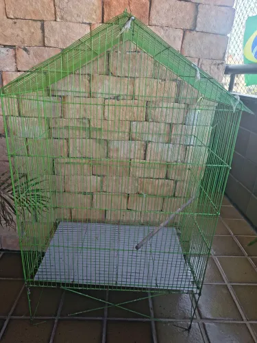 Gaiola pássaros perfeito estado 