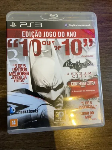 Batman: Arkham City - Edição Jogo Do Ano - Ps3 - Original