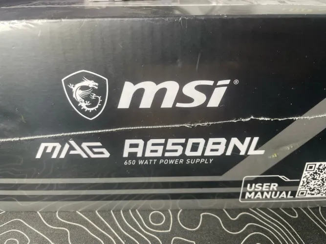 Fonte MSI MAG A650BNL 650W 80 Plus Bronze