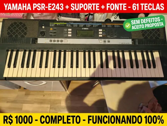 TEclado YAMAHA PSR -E243 61 Teclas.