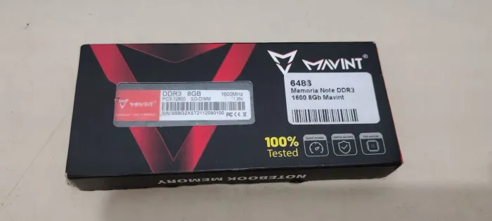 Memória 8 GB DDR3 notebook