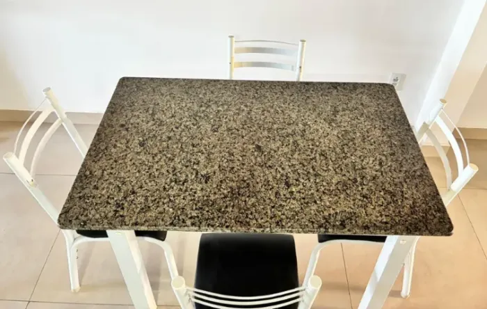 Conjunto de mesa retangular 