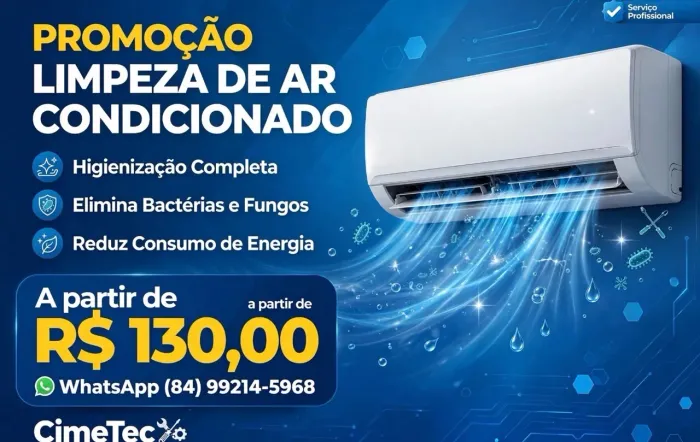 Limpeza de ar condicionado