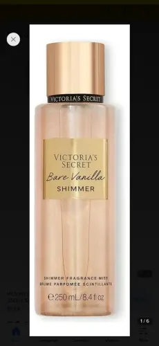 Body Splash Bare Vanilla Shimmer Victoria Secret