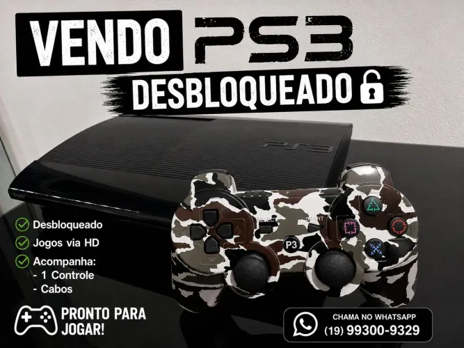 Vendo ps3 desbloqueado