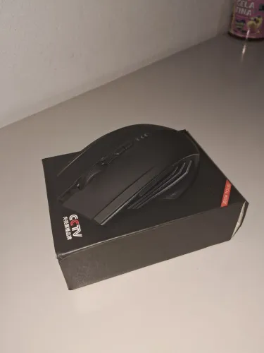 Mouse Gamer Sem Fio Recarregável Bluetooth/2.4G 7 Botões