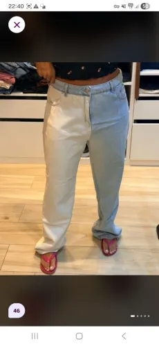 Calça jeans c&a duo color 46