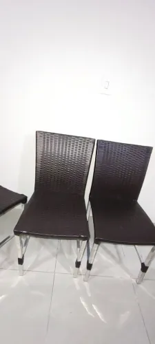 Cadeira de alumínio para mesa de jantar