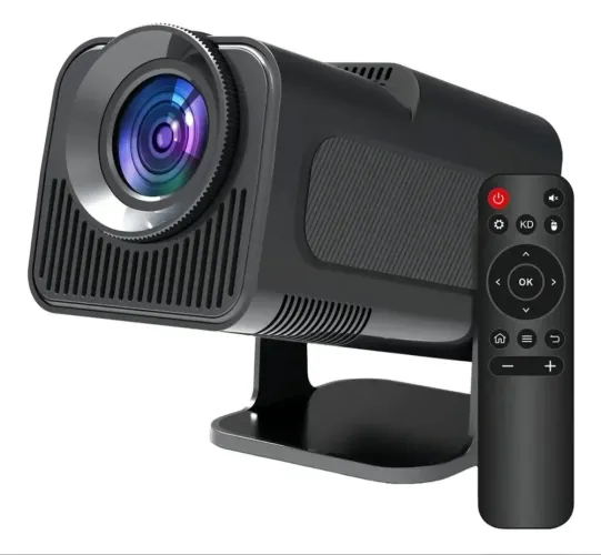 Projetor HY320 (modelo grande), com suporte.