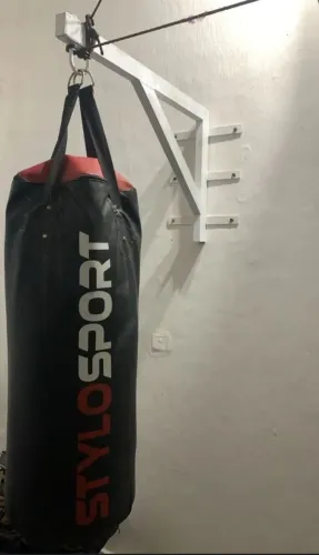 SACO + SUPORTE DE AÇO (BOXE OU MUAY THAI)