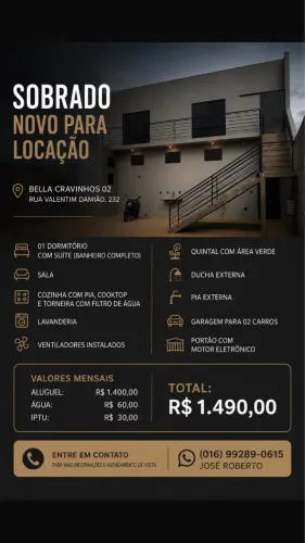 ALUGA Casa nova ( Sobrado)