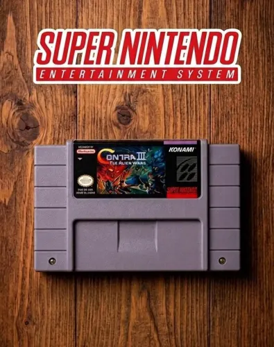 Jogo contra 3 100% em português tradução nova. Super Nintendo snes repro