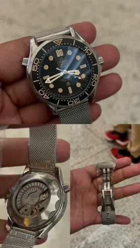 Relógio masculino - Omega 007 - linha premium.