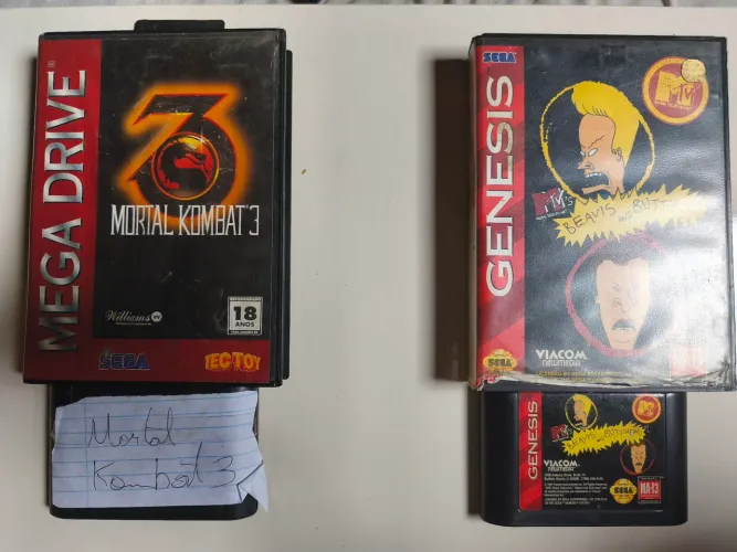 Fitas originais mega drive