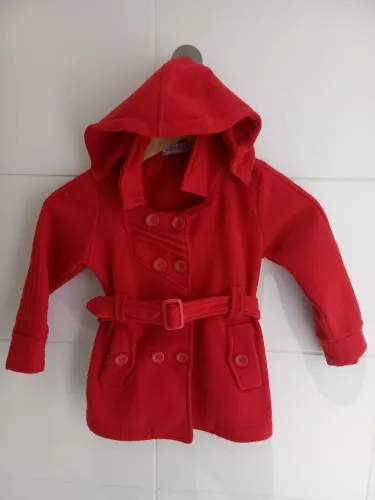 Casaco vermelho infantil 
