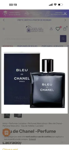 Perfume blue de chanel