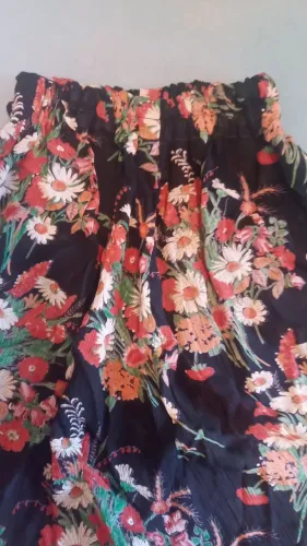 Saia Longa - Floral Elástico 
