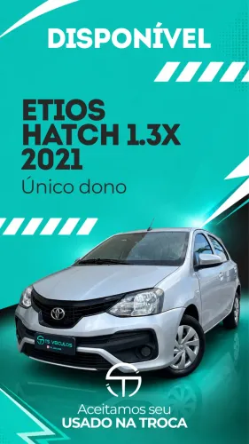 Toyota Etios X 1.3 Flex 16V 5P Mec. 2021
