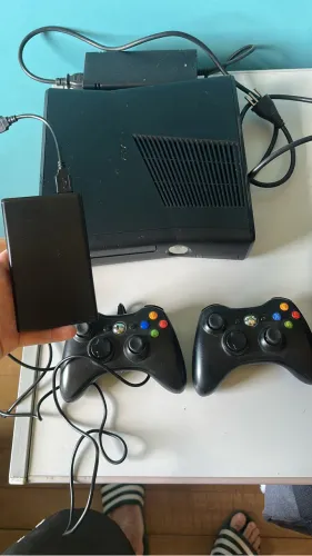 Xbox360 com hd de jogos