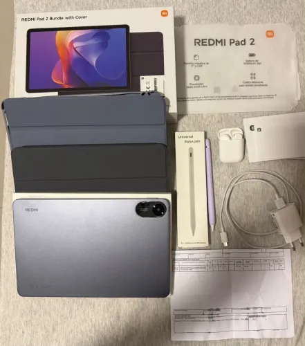 Tablet Redmi pad 2 128gb com acessórios