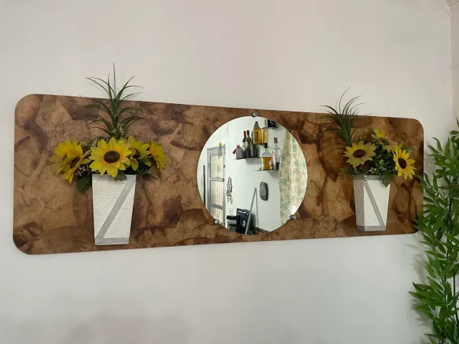 Quadro de mdf em quador de café 