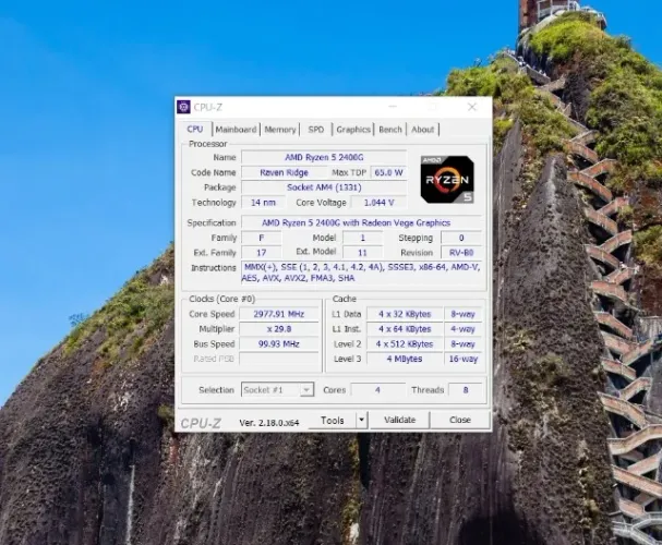 Ryzen 5 2400g com placa de video