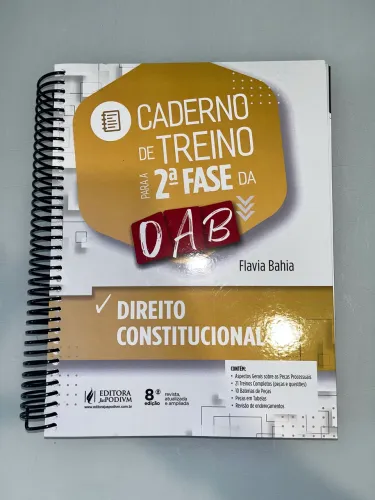 Caderno de Treino OAB - Flávia Bahia (46° Exame) NOVO + Livro de Precedentes (2026)