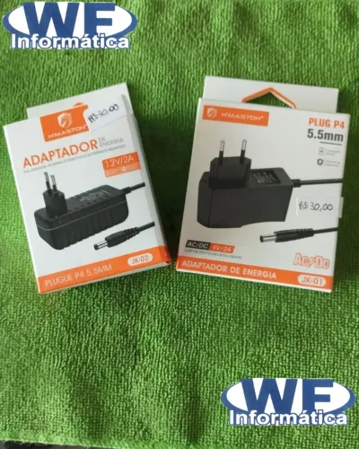 FONTE DE ALIMENTAÇÃO 12V/2A E FONTE DE ALIMENTAÇÃO 5V/2A HMASTON