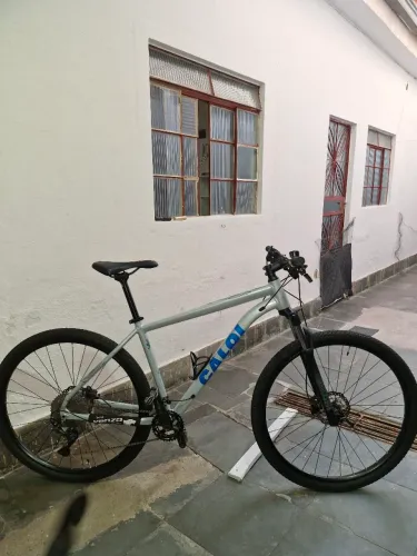 Bike MTB Caloi Explorer Expert full shimano. Pronta pra trilha.  