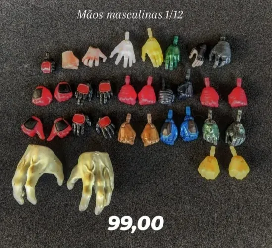 Lote mãos 1/12