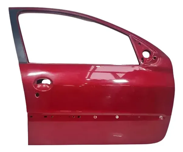 Porta Dianteira Direita Peugeot 206 207 1998 2012 Verm B174