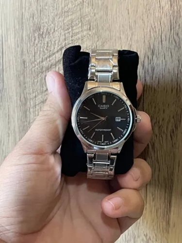 Casio Sinatra  Pulseira de aço - À PROVA D'ÁGUA