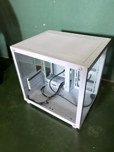 Gabinete Gamer Hayom Aquário Branco