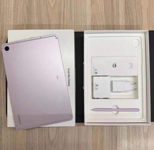 LOJA FÍSICA. SAMSUNG TAB S9 FE 128GB COMPLETO | 4G 6 GB RAM CAPA E CANETA | IMPECÁVEL