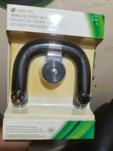 Volante xbox 360 sem fio speed wheel