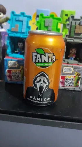 Lata da Fanta colecionavel edição antiga do Panico