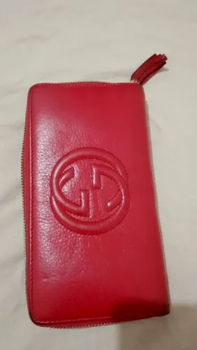 Carteira original Gucci Soho Interlocking G